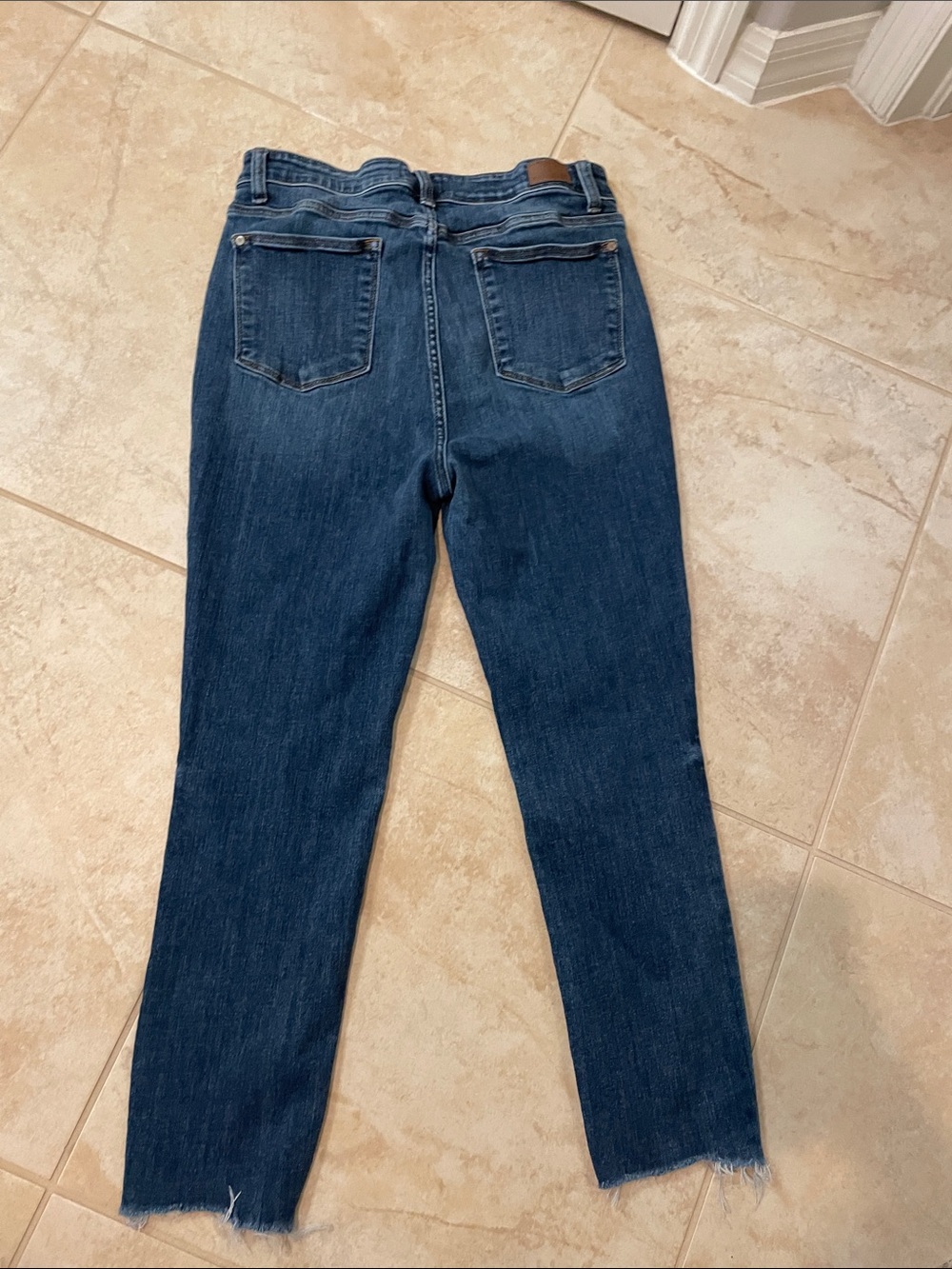 Judy Blue Dark Blue High-Rise Button-Fly Jeans - Picture 3 of 3